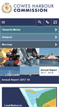 Mobile Screenshot of cowesharbourcommission.co.uk